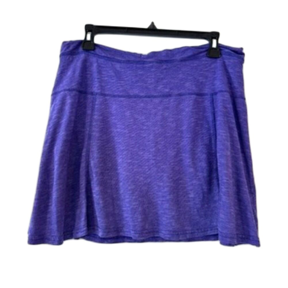Toad&Co Purple Sereena Samba Activewear Skort Medium Organic Cotton Eco